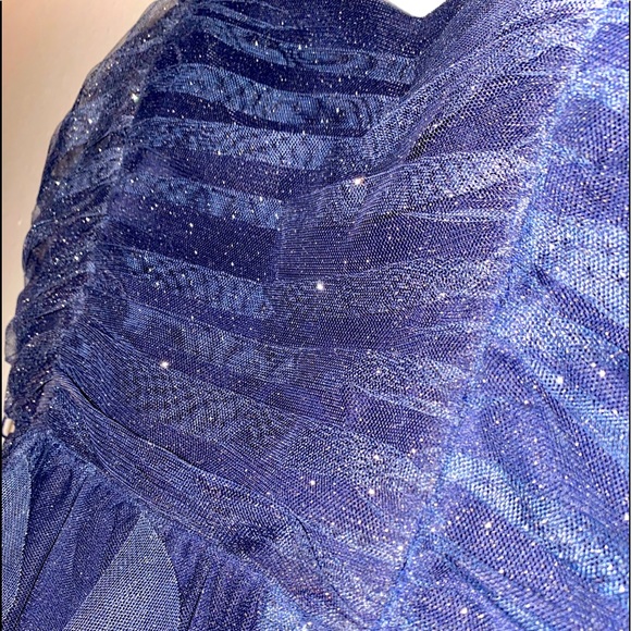 blue sparkly dress - Picture 2 of 3